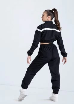 Weissman Cropped Track Jacket 10 Weissman Cropped Track Jacket -Dance Clothing Store 14304 black 14308 black 543 18667.1692402195