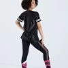 Weissman V-Neck Football Jersey -Dance Clothing Store 14322 black MT10515 cerise 973 25272.1692402205