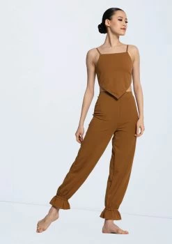 Weissman Camisole Scarf Top 11 Weissman Camisole Scarf Top -Dance Clothing Store 14432 camel 14435 camel 9040 59849.1698817156