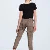 Weissman Matte Jersey Cropped Tee -Dance Clothing Store 14433 black NV12236 brown 7197 66919.1694131196