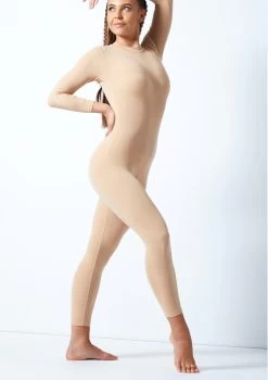 Intermezzo Long Sleeve Turtle Neck Catsuit -Dance Clothing Store 4685 snd front 1t 59393.1698808413