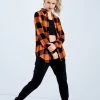 Weissman Oversized Buffalo Plaid Shirt -Dance Clothing Store AH10810 ember AH7841 black 858 12362.1678890532