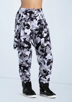 Weissman Camouflage Pop Star Pants -Dance Clothing Store AH11515 gray 7544 20389.1678890566