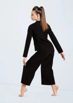 Weissman Stretch Suit Blazer -Dance Clothing Store AH12576 black 482 42372.1678890655