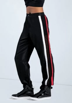 Weissman Sporty Stripe Jogger Pants -Dance Clothing Store AH12719 black 728 76263.1698840275