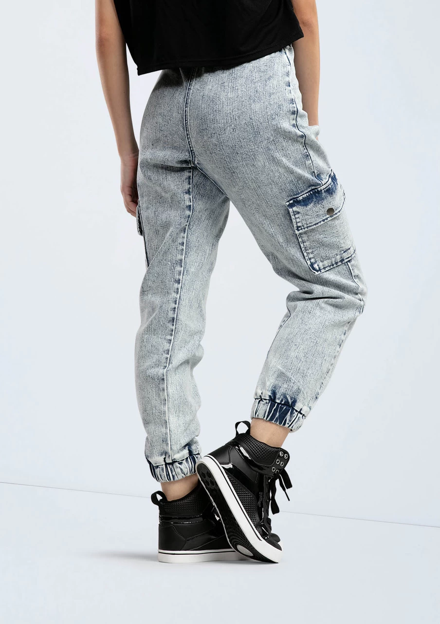 Weissman Denim Cargo Pocket Joggers 5 Weissman Denim Cargo Pocket Joggers - Image 3