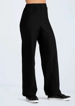 Weissman Bootcut French Terry Pants -Dance Clothing Store AH13223 black 553 copy 65271.1692403073