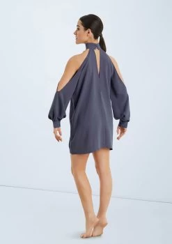 Weissman Open Sleeve Overdress 14 Weissman Open Sleeve Overdress -Dance Clothing Store D10759 slateblue 020 77302.1678890789