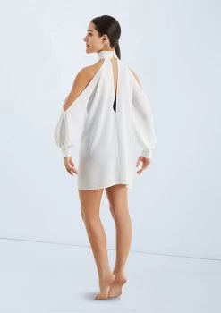 Weissman Open Sleeve Overdress 15 Weissman Open Sleeve Overdress -Dance Clothing Store D10759 white 020 74091.1678890789