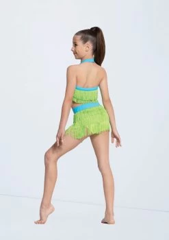 Weissman Work 13 Weissman Work -Dance Clothing Store D11462 lime turquoise 2172 08435.1678890824