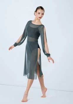 Weissman Spliced Blouson Overdress