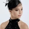 Weissman Statement Fascinator Headband -Dance Clothing Store HA111 black 079 71322.1690450329