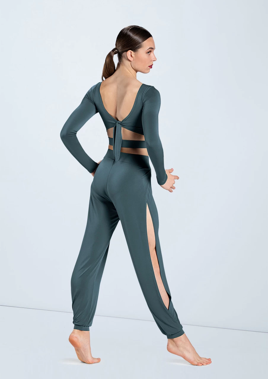 Weissman Knotted Back Crop Top 5 Weissman Knotted Back Crop Top - Image 3