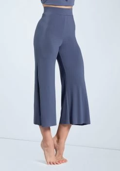 Weissman Matte Jersey Culottes -Dance Clothing Store MJ12791 slateblue 239 23162.1678891071