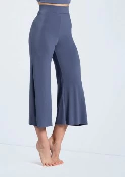 Weissman Matte Jersey Culottes -Dance Clothing Store MJ12791 slateblue 239 94955.1678891070