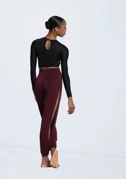 Weissman Twist Front High-Low Top 12 Weissman Twist Front High-Low Top -Dance Clothing Store MJ13068 black MJ12237 raisin 10802 16611.1678891088