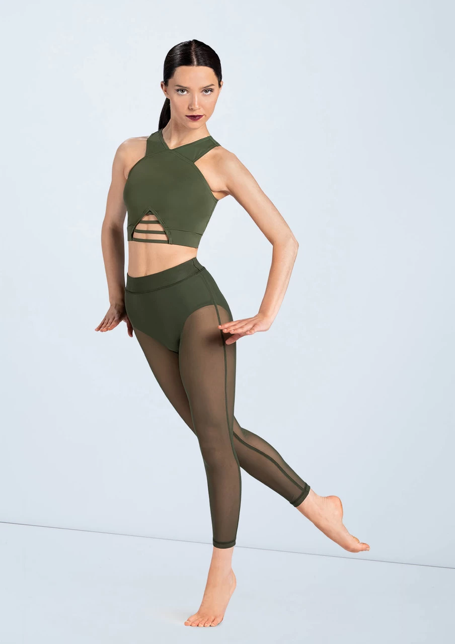 Weissman Lattice Front Crop Top 10 Weissman Lattice Front Crop Top - Image 8