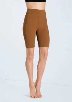 Weissman Classic Matte Bike Shorts 13 Weissman Classic Matte Bike Shorts -Dance Clothing Store MT13219 camel 005 48229.1698718712