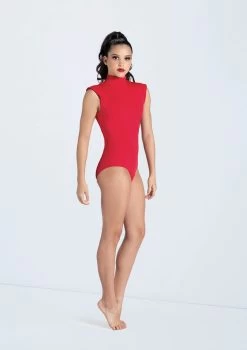 Weissman Strong Shoulder Leotard -Dance Clothing Store MT13224 red 1565 66167.1698840510