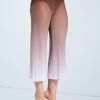 Weissman Ombre Mesh Culotte Pants -Dance Clothing Store PL12375 chocolate 792 66000.1678891401