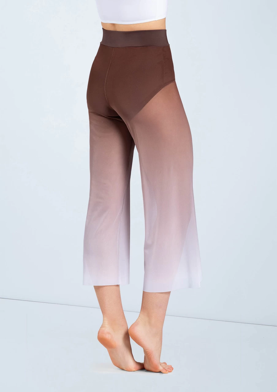 Weissman Ombre Mesh Culotte Pants 4 Weissman Ombre Mesh Culotte Pants - Image 2