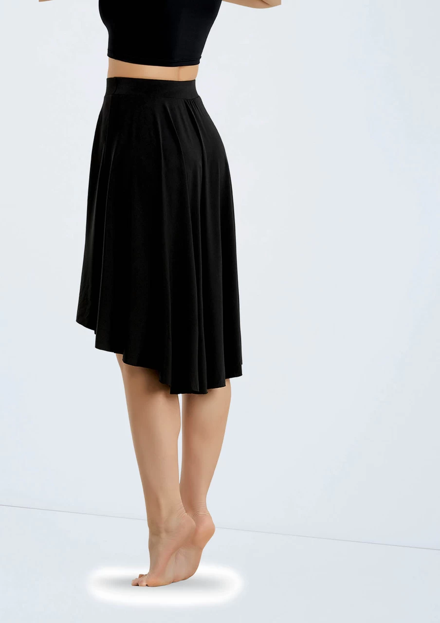 Weissman Matte Jersey Mid-Length Skirt 4 Weissman Matte Jersey Mid-Length Skirt - Image 2