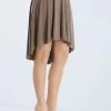 Weissman Matte Jersey Mid-Length Skirt 2 Weissman Matte Jersey Mid-Length Skirt -Dance Clothing Store S10467 mocha 102066 62427.1678891454
