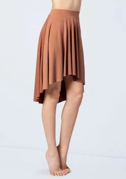 Weissman Matte Jersey Mid-Length Skirt 16 Weissman Matte Jersey Mid-Length Skirt -Dance Clothing Store S10467 warmsand 241 84730.1678891460