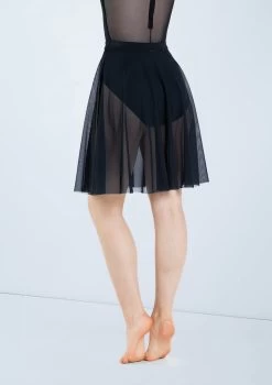 Weissman Power Mesh Circle Skirt 11 Weissman Power Mesh Circle Skirt -Dance Clothing Store S12777 black 983 46706.1678891476