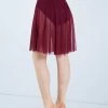 Weissman Power Mesh Circle Skirt -Dance Clothing Store S12777 blackcherry 989 62430.1678891477