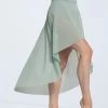 Weissman Power Mesh High-Low Skirt 2 Weissman Power Mesh High-Low Skirt -Dance Clothing Store S13087 sage 4579 12837.1698718732