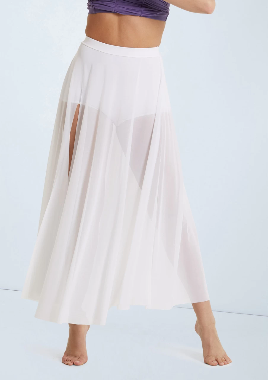 Weissman High Waist Mesh Maxi Skirt 4 Weissman High Waist Mesh Maxi Skirt - Image 2