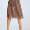 Weissman Midi Length Mesh Skirt 2 Weissman Midi Length Mesh Skirt -Dance Clothing Store S9768 mocha 1120 99240.1678891495