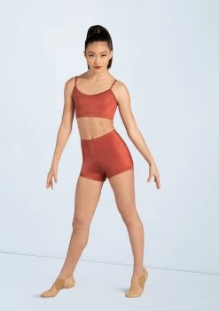 Weissman Lustre Camisole Bra Top -Dance Clothing Store SH11076 paprika SH11070 paprika 1574 27558.1678891516