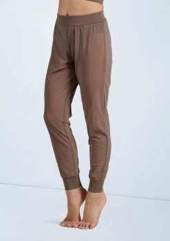 Weissman Mesh Jogger Pants 8 Weissman Mesh Jogger Pants -Dance Clothing Store SM11625 mocha 160396 78645.1678891641