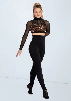 Weissman Cage Strap Sequin Crop Top -Dance Clothing Store SQ10732 red MT7447 black 3921 47151.1678891681
