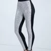 Weissman Sequin Performance Leggings 1 Weissman Sequin Performance Leggings -Dance Clothing Store SQ12517 F Silver 23821.1678891718