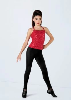 Weissman Sequin Adjustable Strap Top 11 Weissman Sequin Adjustable Strap Top -Dance Clothing Store SQ13184 red 25 51003.1698840541