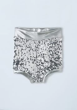 Weissman Ultra Sparkle Shorts -Dance Clothing Store SQ9070 silver OffFigure 1151 09846.1678891799