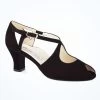 Werner Kern Georgia Ballroom Shoe 2.35" - Black -Dance Clothing Store WEGEORGIA MAIN BLK 36139.1678886599