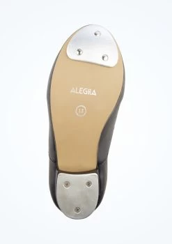 Alegra Unisex Oxford Tap Shoe - Black -Dance Clothing Store alh0023 black bottom 1 45950.1678872537