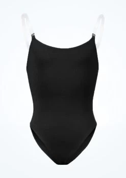 Bloch Girls Auva Bodyliner 17 Bloch Girls Auva Bodyliner -Dance Clothing Store blcb3397 black front 20357.1691450406
