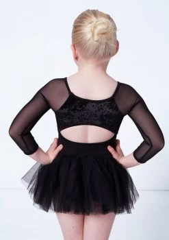 Bloch Girls Kelsey Tutu Leotard -Dance Clothing Store blcl0249 black close up back 01065.1675901673