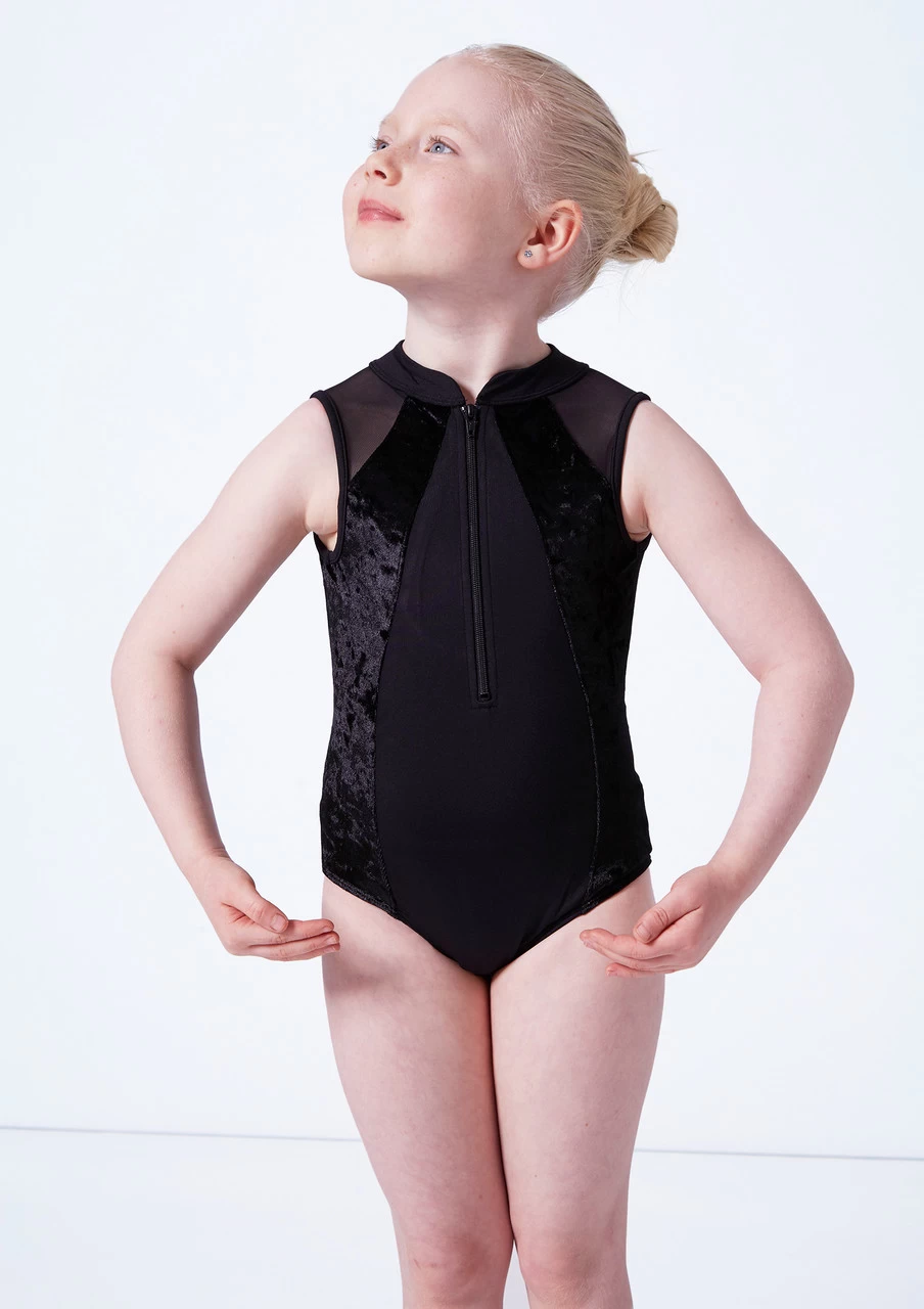 Bloch Girls Madinsson Zip Front Tank Leotard 6 Bloch Girls Madinsson Zip Front Tank Leotard - Image 4