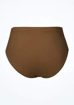Bloch Girls Zaniah High Waist Brief -Dance Clothing Store blcr3394 toffee back 38280.1691450416