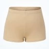 Bloch Girls Starr High Waist Shorts -Dance Clothing Store blcr3794 sand front 54937.1691450416