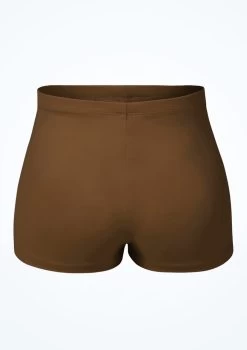 Bloch Girls Starr High Waist Shorts -Dance Clothing Store blcr3794 toffee back 04854.1691536796