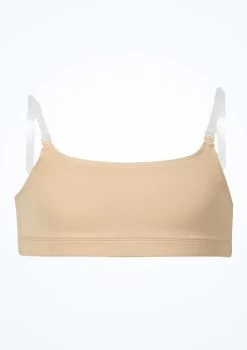 Bloch Girls Leia Crop Top 15 Bloch Girls Leia Crop Top -Dance Clothing Store blcz3177 sand front 12292.1691450426