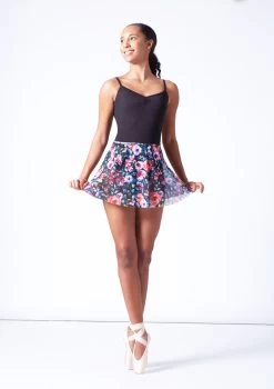 Bloch Floral Print Skirt - Navy 9 Bloch Floral Print Skirt - Navy -Dance Clothing Store blr0241 multi front 1 65636.1695684490