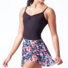 Bloch Floral Print Skirt - Navy -Dance Clothing Store blr0241 navy blue front t 74078.1695684490